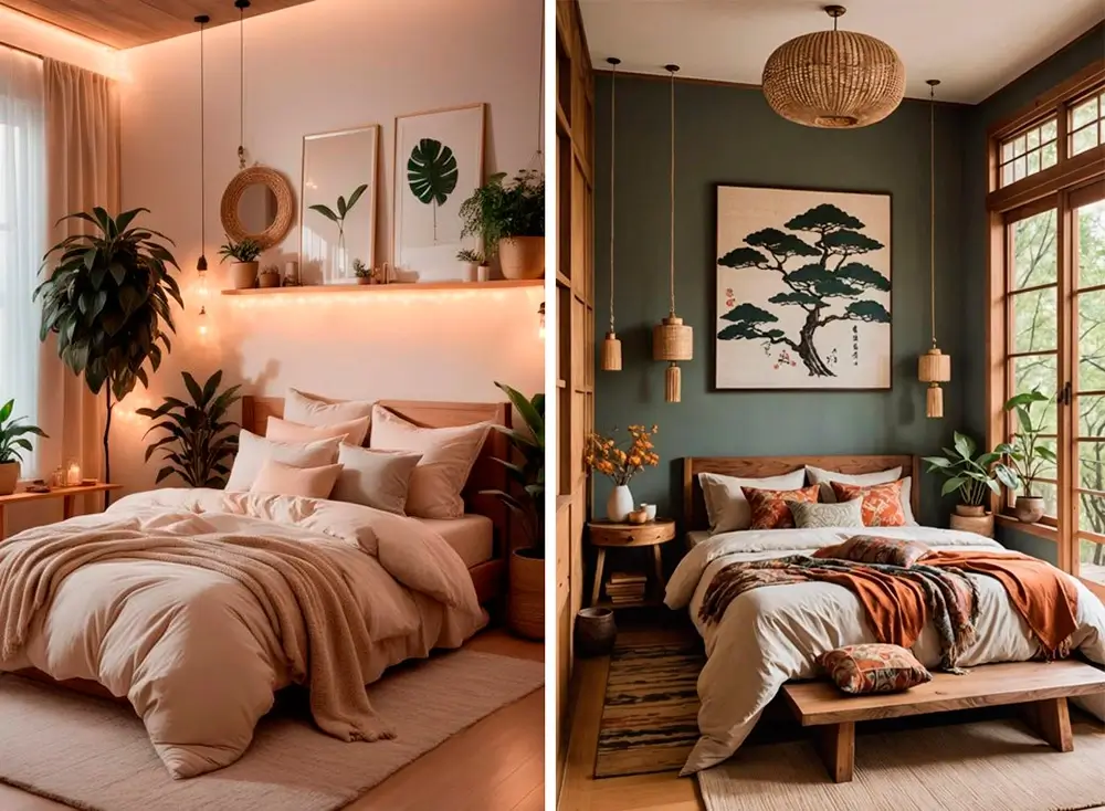 Спальня в скандинавском стиле