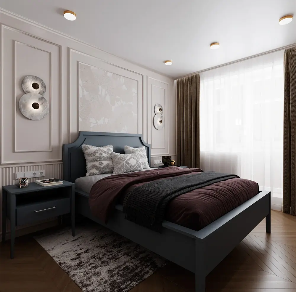 Спальня в классическом стиле