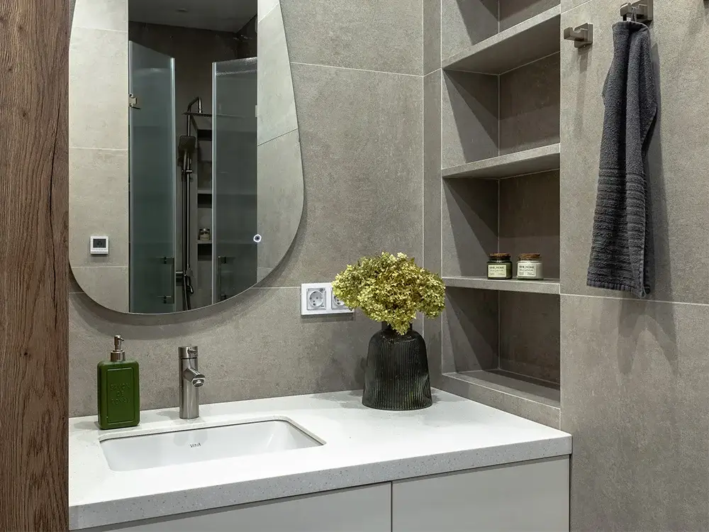 Шкафчик в ванной - фото