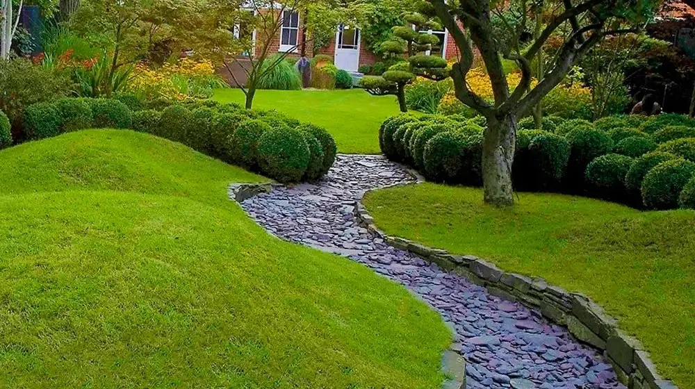 Рельеф участка при планировке